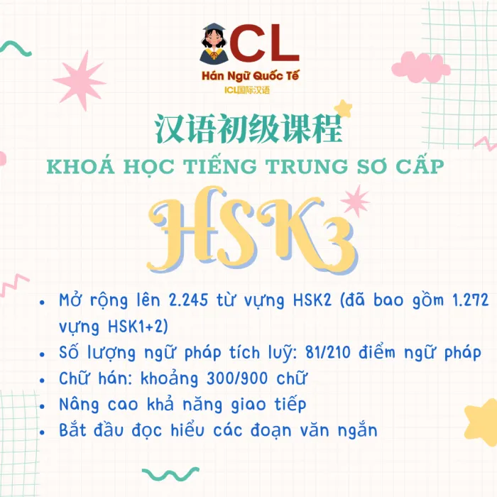 Khóa học HSK3